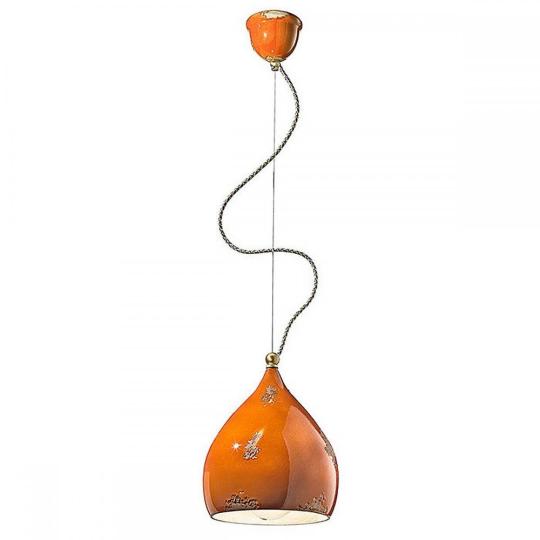 narancssarga rusztikus keramia fuggesztek retro vintage konyha nappali lampa lampak antikolt patinazott paraszthaz design ferroluce retro lampak budapest felujitas etterem bisztro fiatalos egyedi konyhapult.jpg